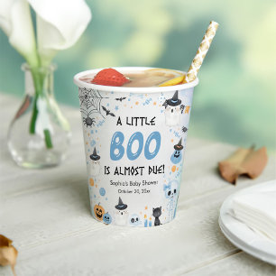Halloween Ghost Baby Shower Party Paper Cups