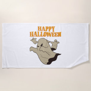 Halloween -Ghost Beach Towel