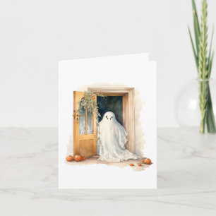 Halloween Ghost Blank Note Card