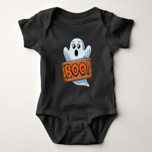 Halloween Ghost Boo Baby Bodysuit