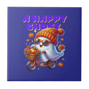 Halloween Ghost Boo Ceramic Tile