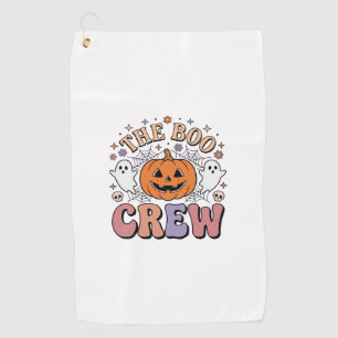 Halloween Ghost Boo Crew Cute Spooky Vintage_1 Golf Towel