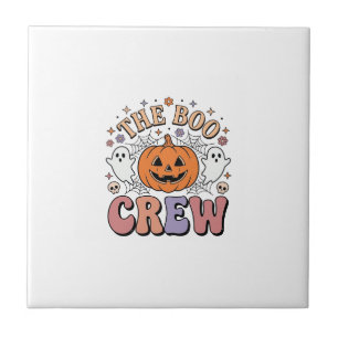 Halloween Ghost Boo Crew Cute Spooky Vintage_1 Tile