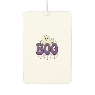 Halloween Ghost Boo Funny Spider Vintage_1 Car Air Freshener