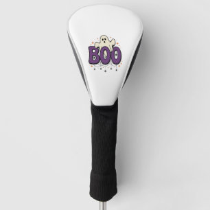 Halloween Ghost Boo Funny Spider Vintage_1 Golf Head Cover