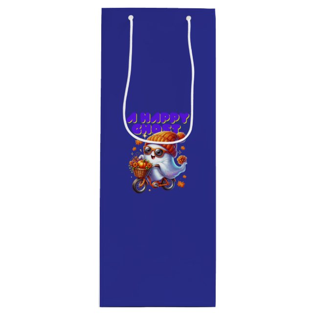 Halloween Ghost Boo Milk Tea Gift Bag (Front)