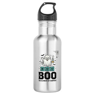 Halloween Ghost Boo Science Funny Vintage_1 532 Ml Water Bottle