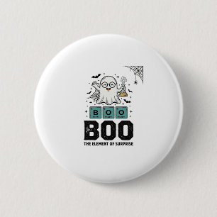 Halloween Ghost Boo Science Funny Vintage_1 6 Cm Round Badge