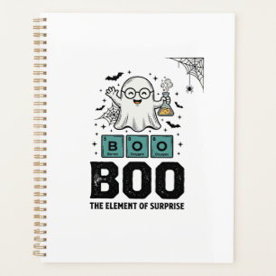 Halloween Ghost Boo Science Funny Vintage_1 Planner