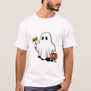 Halloween Ghost Boo Subtle Resist Trump 8647 Femin T-Shirt