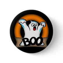 Halloween Ghost Buttons