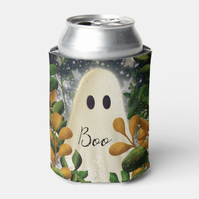 Halloween Ghost  Can Cooler (Can Front)