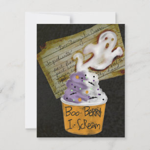 Halloween ghost card