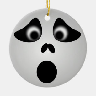 HALLOWEEN GHOST CERAMIC TREE DECORATION