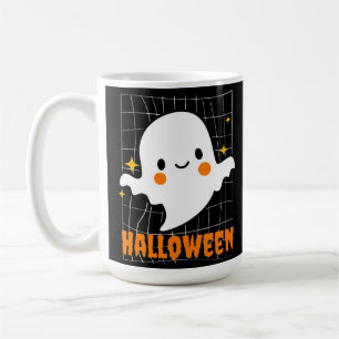 Halloween ghost coffee mug