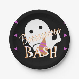 Halloween Ghost Costume Party Paper Plate
