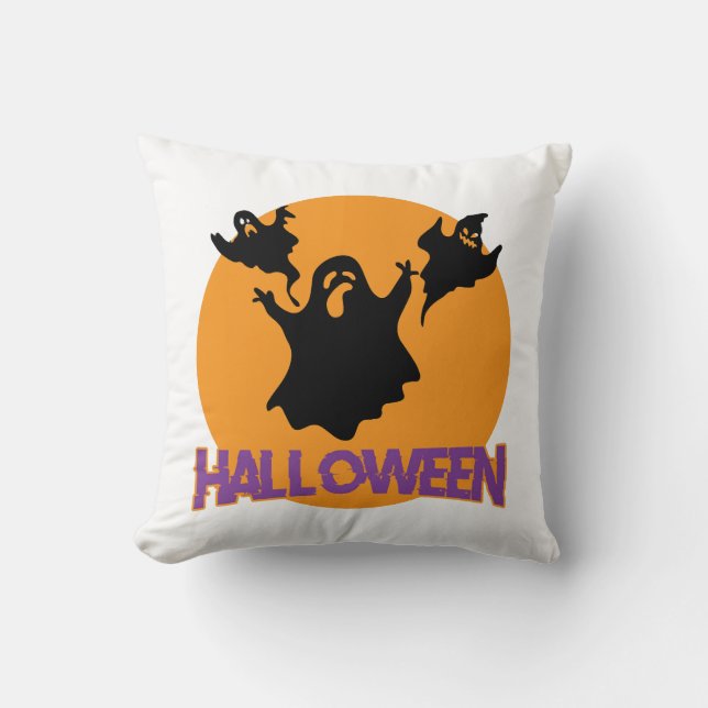 Halloween ghost cushion (Front)