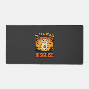Halloween Ghost Disguise Desk Mat