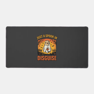 Halloween Ghost Disguise Desk Mat