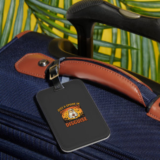 Halloween Ghost Disguise Luggage Tag