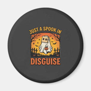 Halloween Ghost Disguise Magnet