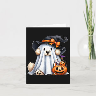 Halloween Ghost Dog Card