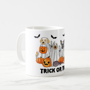 Halloween Ghost Dogs Mug