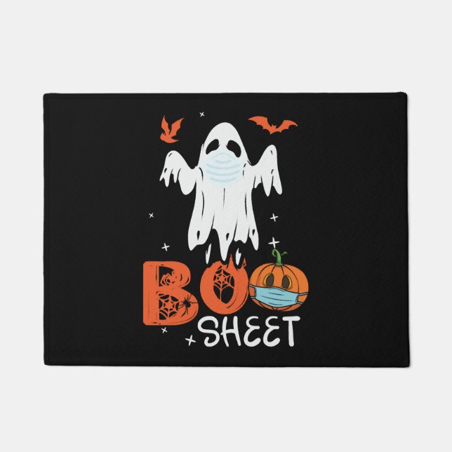 Halloween Ghost    Doormat (Front)