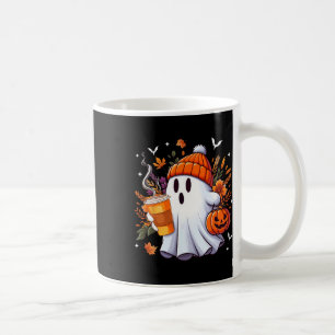 Halloween Ghost Drinking Ice Coffee Lover Ghost Gi Mug