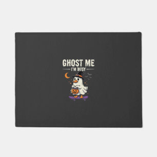 Halloween Ghost Duck Skateboard Design_1 Doormat
