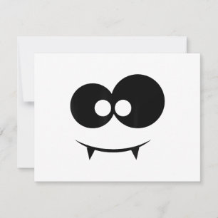 Halloween Ghost Face Invitation