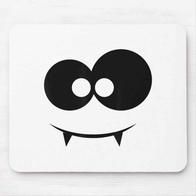 Halloween Ghost Face  Mouse Mat (Front)