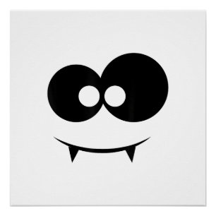 Halloween Ghost Face Poster