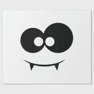 Halloween Ghost Face Wrapping Paper