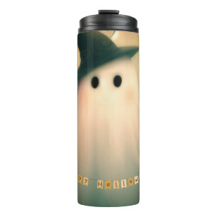 Halloween/Ghost/Fall/Whimsical Ornament Thermal Tumbler