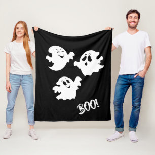 Halloween Ghost Fleece Blanket