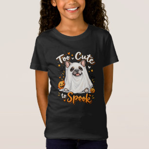 Halloween Ghost French Bulldog Cute T-Shirt