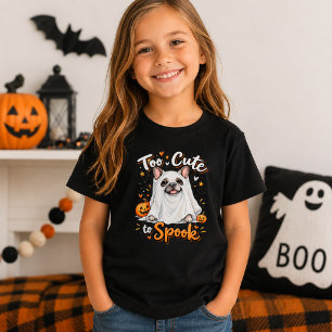 Halloween Ghost French Bulldog Cute T-Shirt