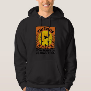 Halloween Ghost Friends Funny Vintage Horror_1 Hoodie