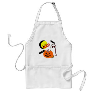 Halloween Ghost Friends Standard Apron