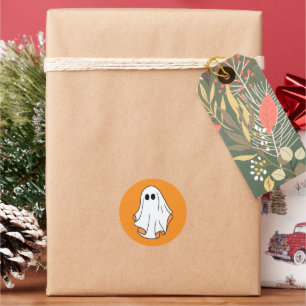 Halloween Ghost, Funny Halloween, Halloween Party Classic Round Sticker