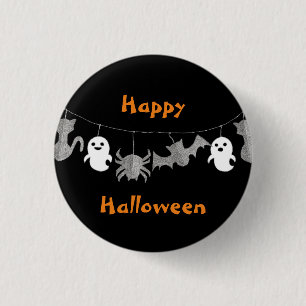 Halloween ghost garland Button