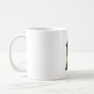 Halloween Ghost German Shepherd Dog Coffee Mug