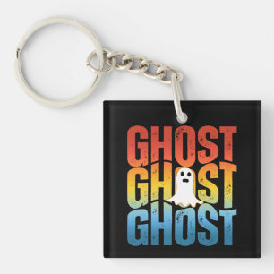 HALLOWEEN GHOST GHOST GHOST KEY RING