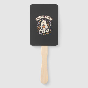 Halloween Ghost Ghoul Squad Hand Fan
