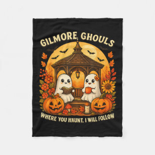 Halloween Ghost Gilmore Ghouls Where You Haunt I-w Fleece Blanket