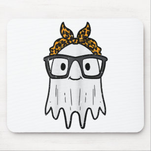 Halloween Ghost Glasses Cute Mouse Mat