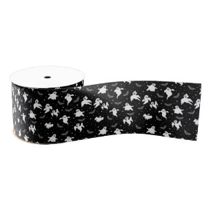 Halloween Ghost Grosgrain Ribbon