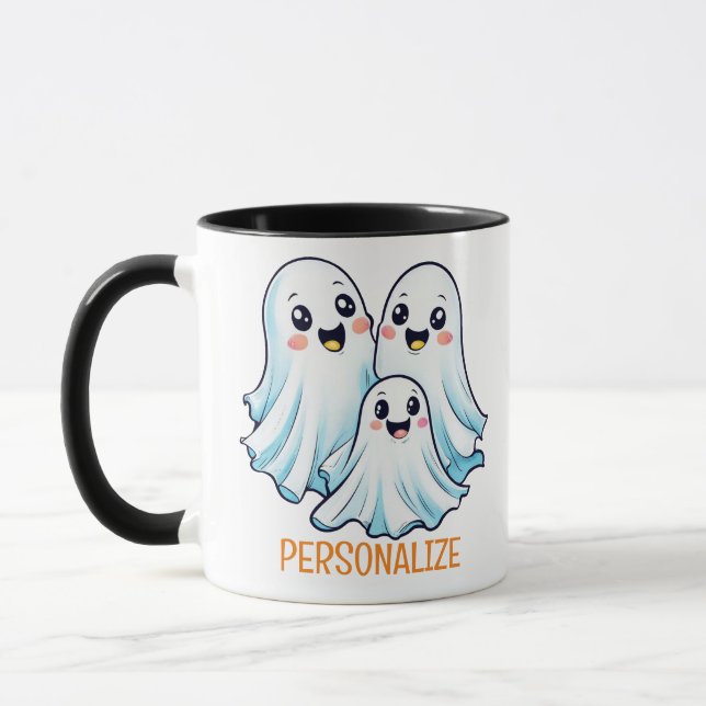 Halloween Ghost Group Mug (Left)