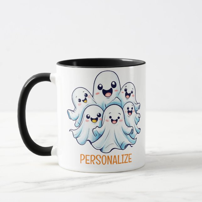 Halloween Ghost Group Mug (Left)